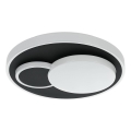 Eglo 75665 - LED-Deckenleuchte LEPRESO LED/19,5W/230V d 38,5 cm schwarz