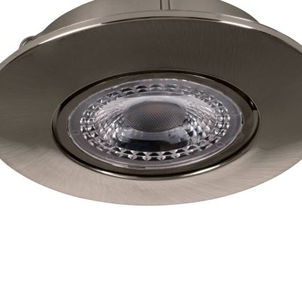 Eglo 75765 - SET 3x LED-Einbauleuchte ZUJAR LED/3,4W/230V matt Chrom