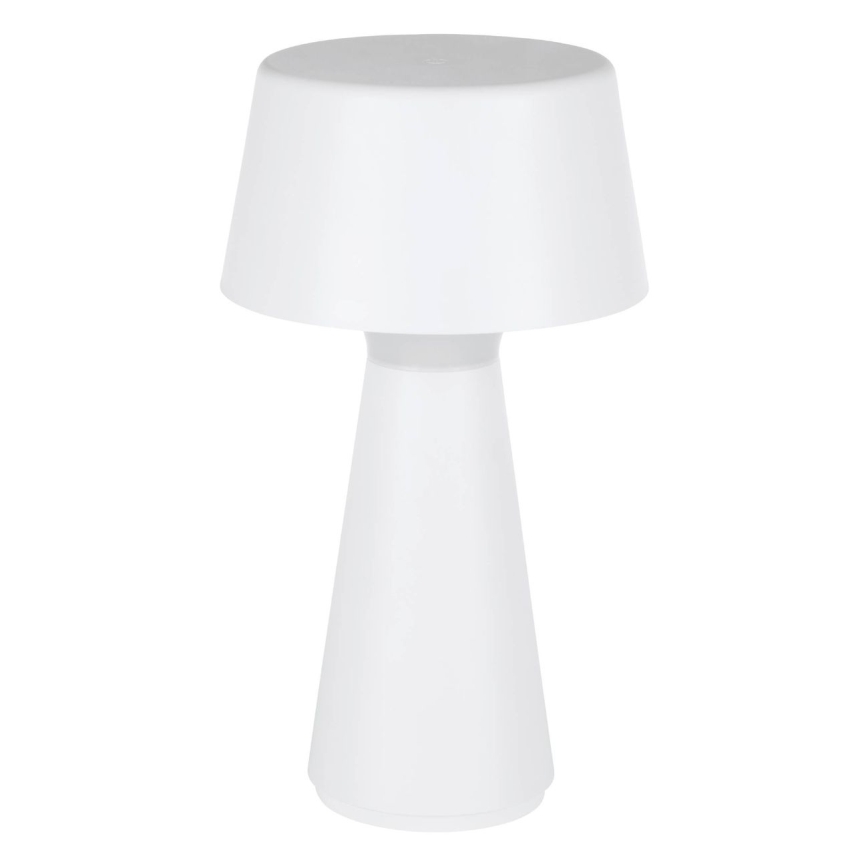 Eglo - dimmbare, wiederaufladbare LED-Außen-Tischlampe LED/3W/5V 2200/3000/4000K 2000 mAh IP44 weiß