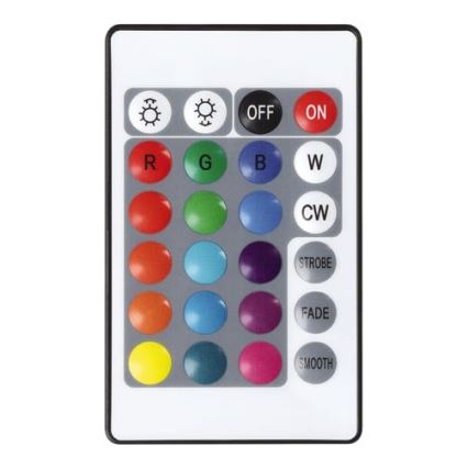 Eglo - RGB-LED-Außenleuchte, dimmbar, wiederaufladbar (2600 mAh), IP44, weiß + Fernbedienung