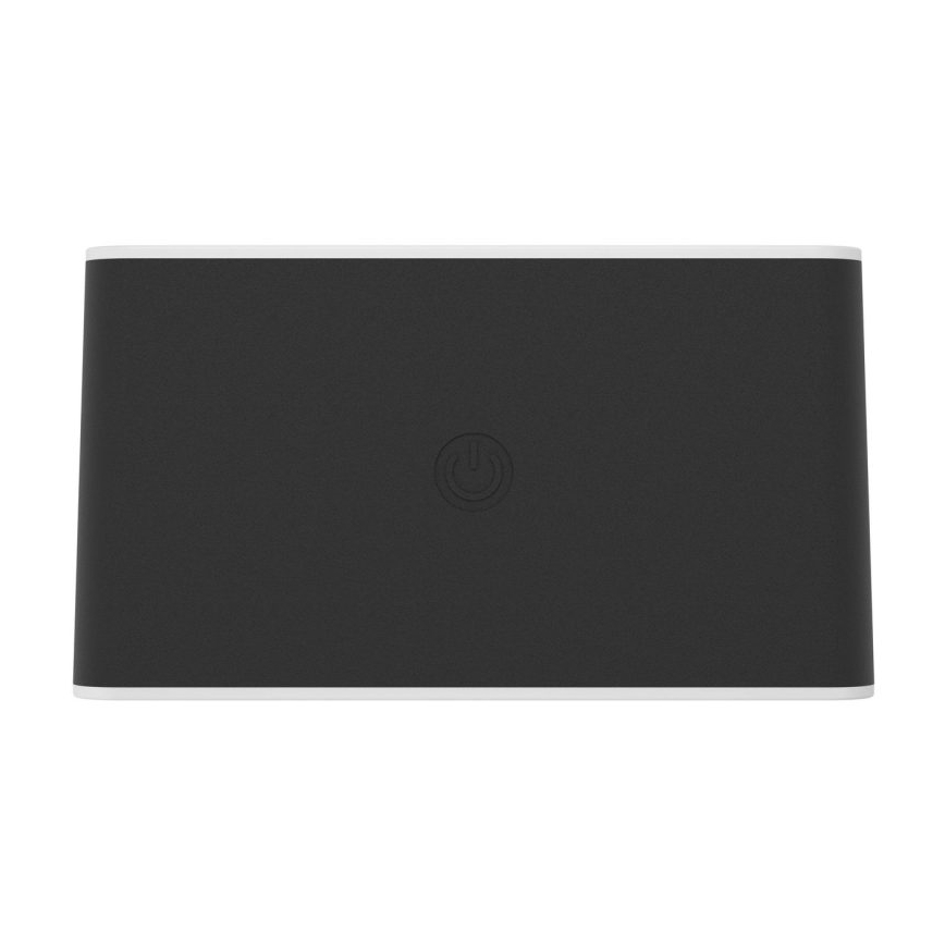 Eglo - Dimmbare, wiederaufladbare LED-Touch-Außenwandleuchte LED/5W/5V 2000 mAh 3000/4000/6500K IP44 schwarz