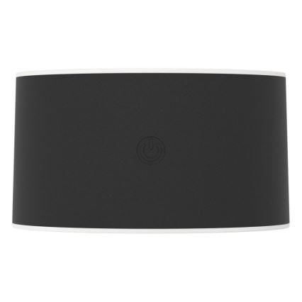 Eglo - Dimmbare, wiederaufladbare LED-Außen-Wandleuchte mit Touch-Bedienung LED/5W/5V 2000 mAh 3000/4000/6500K IP44 schwarz