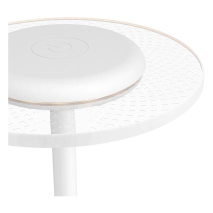 Eglo - LED RGBW dimmbare wiederaufladbare Touch-Tischleuchte LED/5V 2000 mAh weiß