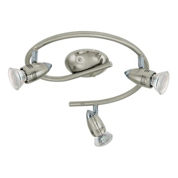 Eglo 78024 - LED-Wandstrahler MAGNUM 3xGU10/3W/230V 3000K matt Chrom