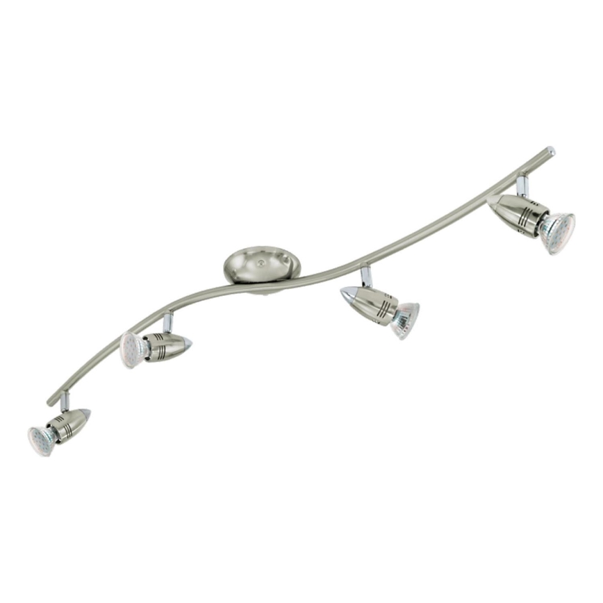 Eglo 78025 - LED-Strahler MAGNUM 4xGU10/3W/230V 3000K matt Chrom