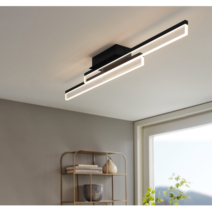 Eglo 780433 - LED-Deckenleuchte für Badezimmer YANGUAS 2xLED/11W/230V 3000K IP44 matt Chrom