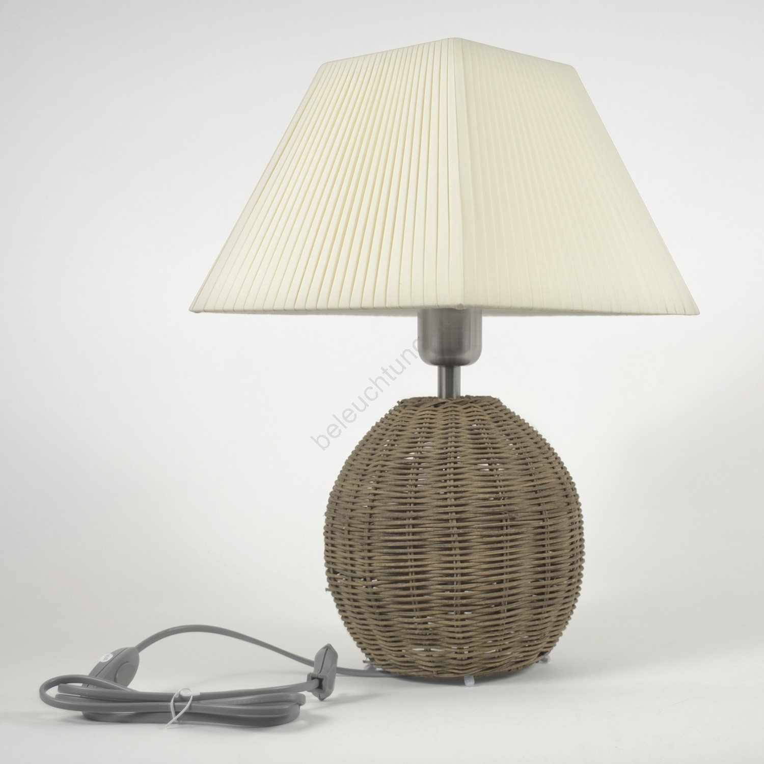 Eglo 78324 - Lampenfuß 1xE27/60W/230V Rattan | Beleuchtung