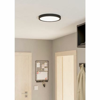 Eglo 78677 - LED-Deckenleuchte FUEVA LED/20,5W/230V Ø 28,5 cm schwarz
