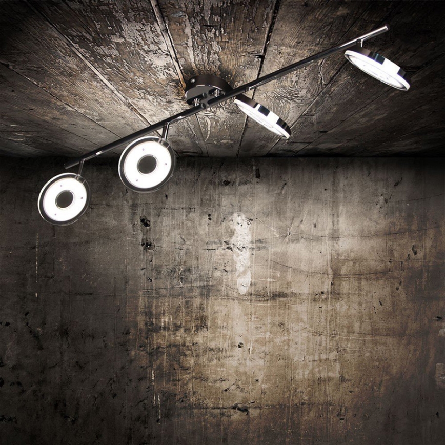 Eglo 78684 - LED-Spotleuchte DORNES 4xLED/4,5W/230V glänzender Chrom