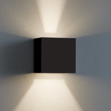 Eglo 79215 - LED-Outdoor-Wandleuchte CALPINO 2xLED/3,3W/230V 3000K IP54 schwarz
