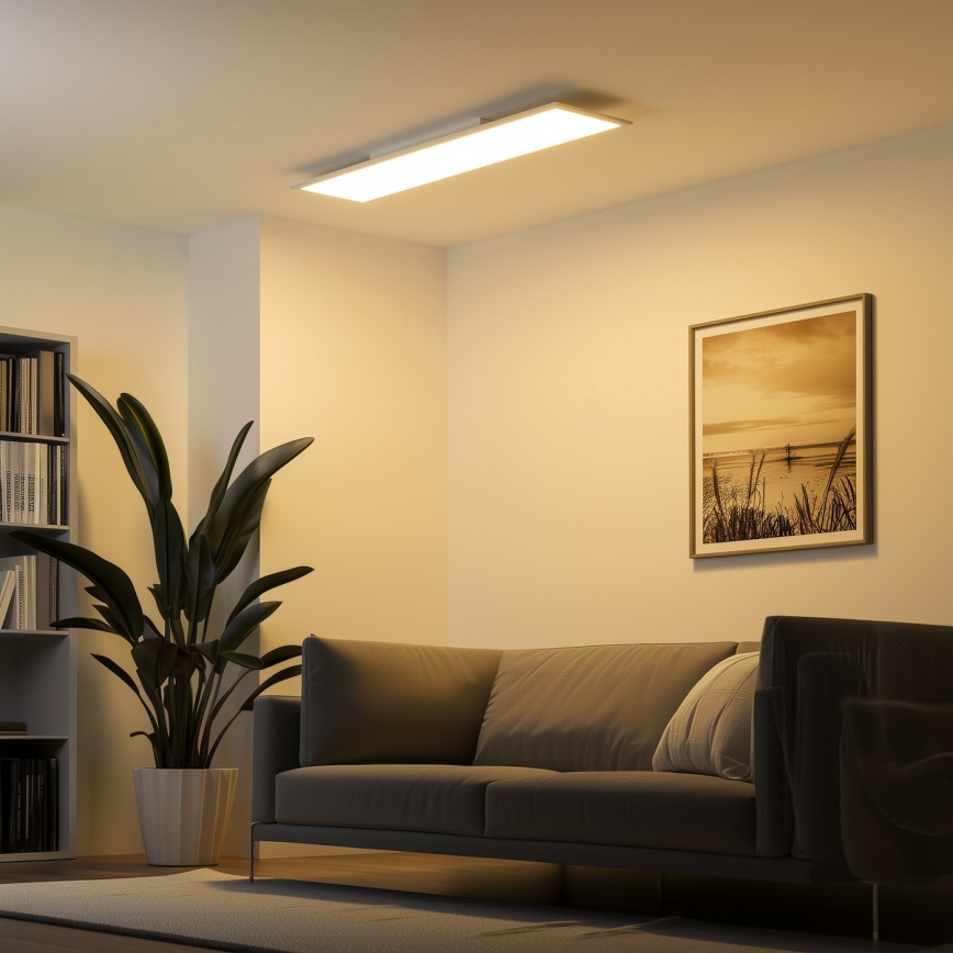 Eglo 79328 - LED-Deckenleuchte SALOBRENA-RW LED/34W/230V 2700/4000K 120x30 cm weiß