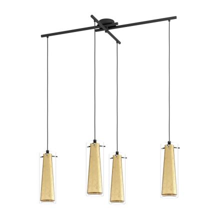Eglo 79344 - Hängeleuchte PINTO GOLD 4xE27/40W/230V golden