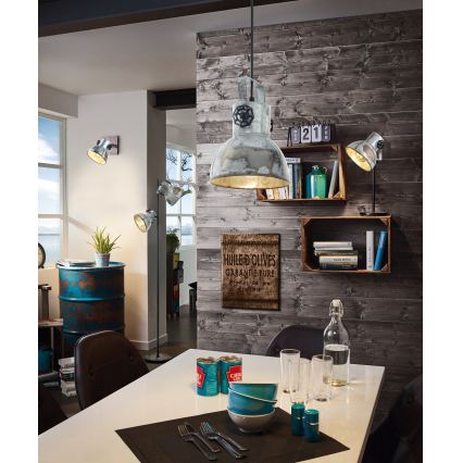 Eglo 79369 - Stehleuchte BARNSTAPLE 2xE27/40W/230V