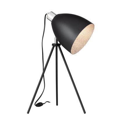 Eglo 79378 - Tischlampe MAREPERLA 1xE27/60W/230V schwarz