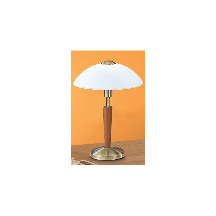 Eglo 81839 - Tischlampe SOLO 1xE14/60W/230V Nuss
