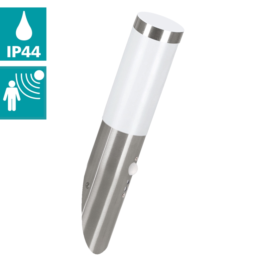 EGLO - Außenwandleuchte mit Sensor 1xE27/15W IP44