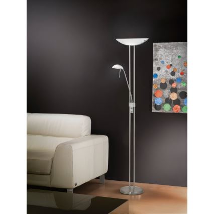 EGLO 85971 - Stmívatelná stojací lampa BAYA 1xR7s/230W+1xG9/33W