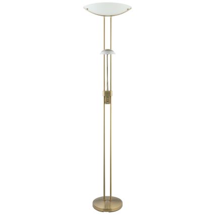 EGLO - Dimmbare Stehleuchte BAYA 1xR7s/230W + 1xG9/33W bronzen