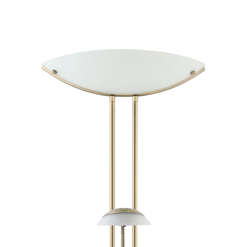 EGLO - Dimmbare Stehleuchte BAYA 1xR7s/230W + 1xG9/33W bronzen