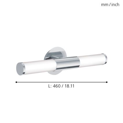 Eglo - Badezimmer-Wandleuchte 2xE14/40W/230V IP44