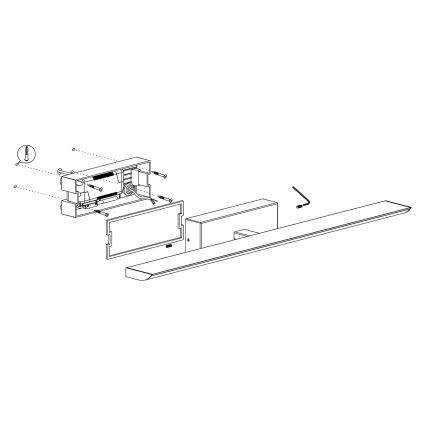 Eglo - LED RGBW Dimmbare Badspiegelbeleuchtung 21,5W/230V IP44 ZigBee