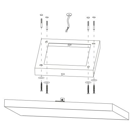 Eglo - Dimmbare LED-RGBW-Deckenleuchte LED/16W/230V ZigBee