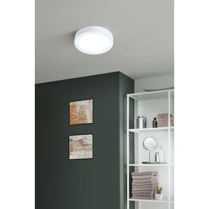 Eglo - dimmbare LED-Badezimmer-Deckenleuchte LED/16,5W/230V 2700-6500K IP44 ZigBee Ø 21 cm