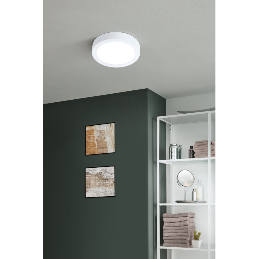 Eglo - dimmbare LED-Badezimmer-Deckenleuchte LED/16,5W/230V 2700-6500K IP44 ZigBee Ø 21 cm