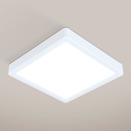 Eglo - Dimmbare LED-Badezimmer-Deckenleuchte LED/16,5W/230V 2700-6500K IP44 ZigBee 21x21 cm