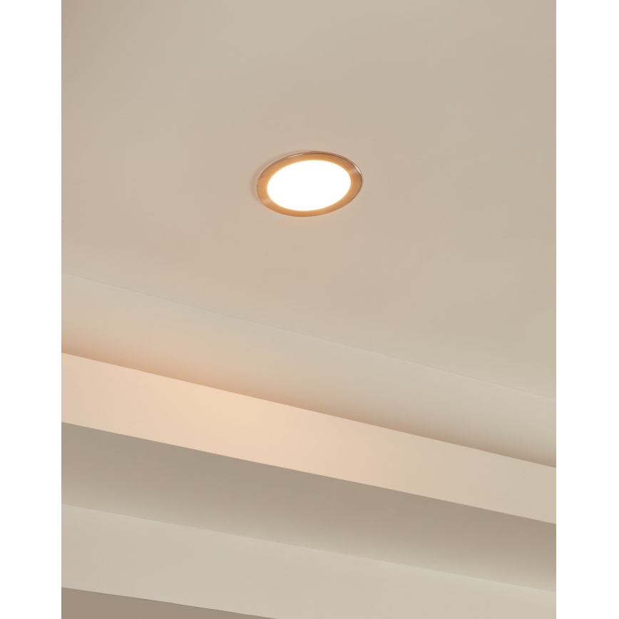 Eglo - Dimmbare LED-Badezimmer-Einbauleuchte LED/10,5W/230V IP44 ZigBee Ø 16,5 cm