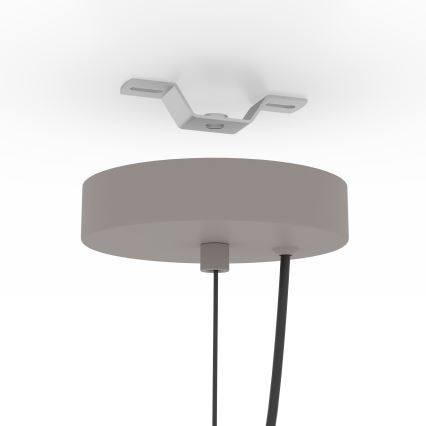 Eglo - Hängeleuchte an Kabel 1xE27/40W/230V grau