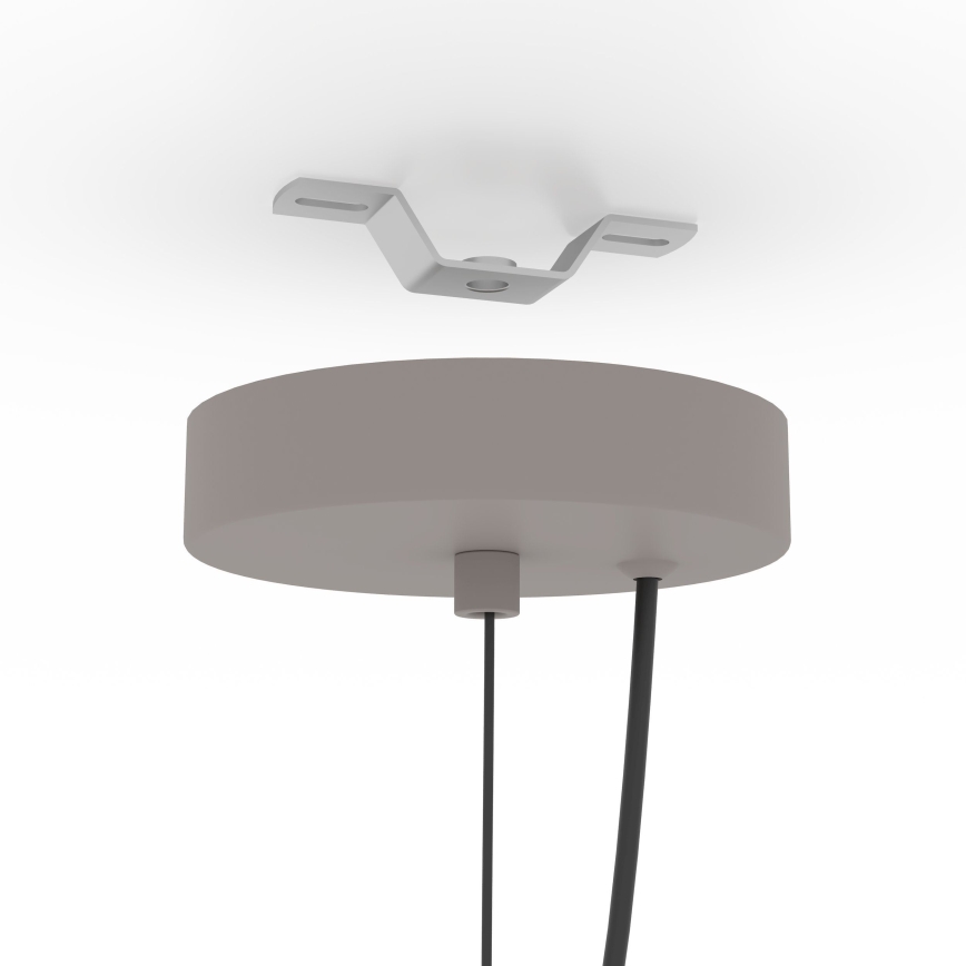 Eglo - Hängeleuchte an Kabel 1xE27/40W/230V grau