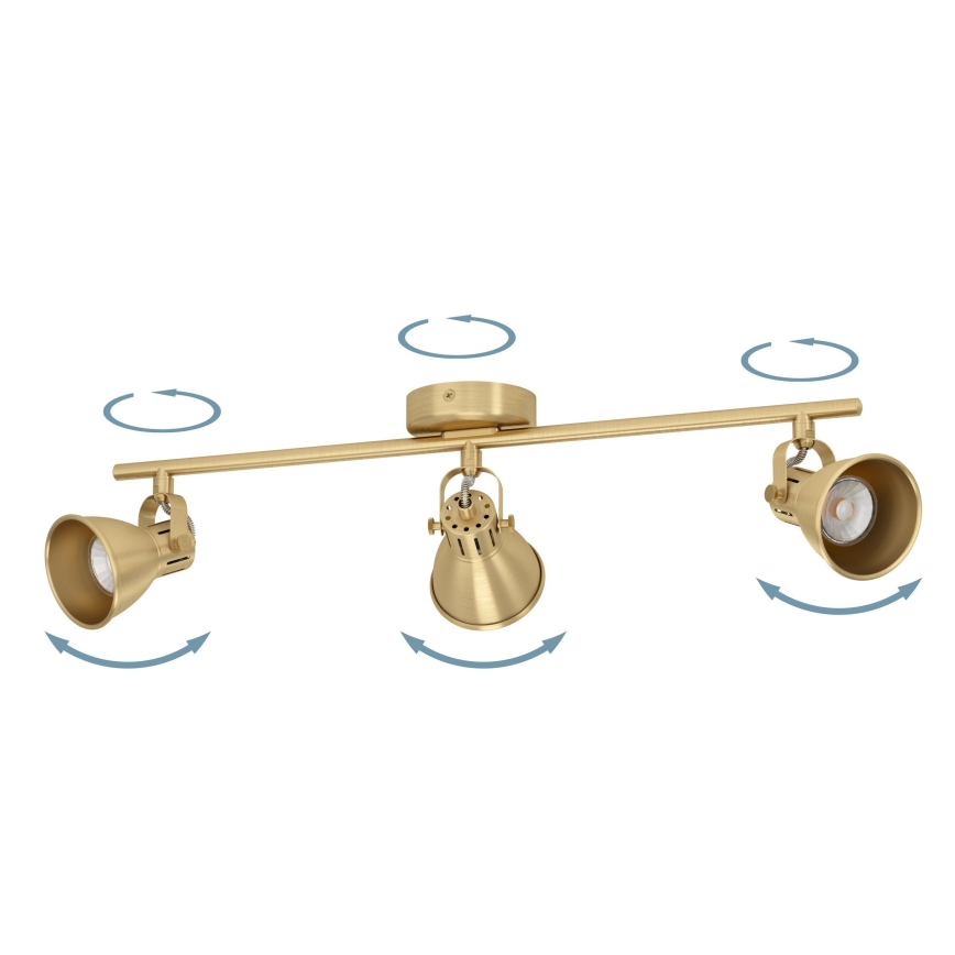 Eglo - LED Einbauleuchte 3xGU10/3W/230V