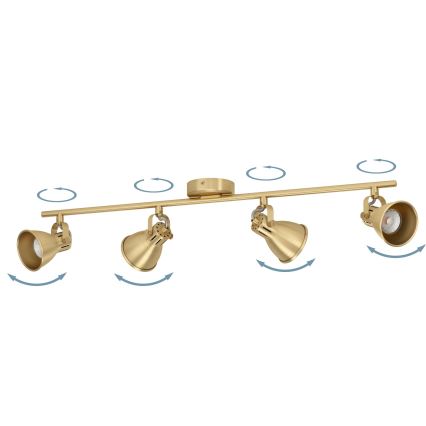 Eglo - LED Einbauleuchte 4xGU10/3W/230V