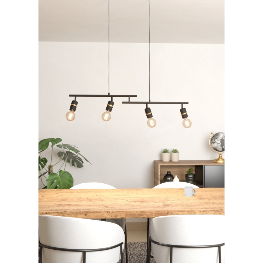 Eglo - Deckenleuchte an Kabel 4xE27/10W/230V