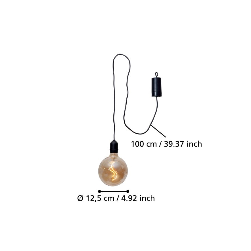 Eglo - Outdoor-LED-Hängeleuchte LED/0,06W/6V 4xAA IP44 beige