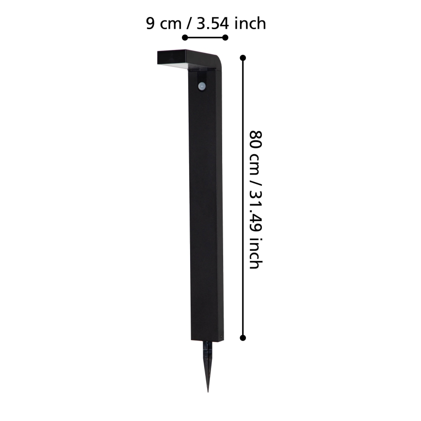 Eglo - Outdoor-LED-Solarleuchte mit Sensor 18xLED/0,2W/3,7V 2200 mAh IP44