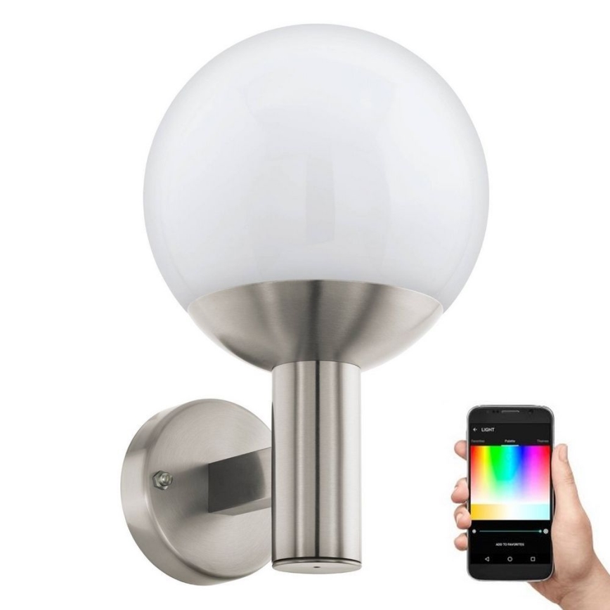 Eglo - LED RGB dimmbare Außenwandleuchte E27/9W/230V 2700-6500K IP44