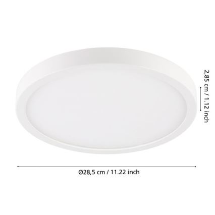 Eglo - LED Bad-Deckenleuchte LED/20,5W/230V IP44 weiß