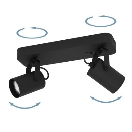 Eglo - LED Einbauleuchte 2xGU10/3W/230V