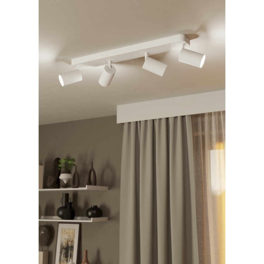 Eglo – Dimmbarer LED-RGBW-Strahler 4xGU10/4,9W/230V weiß