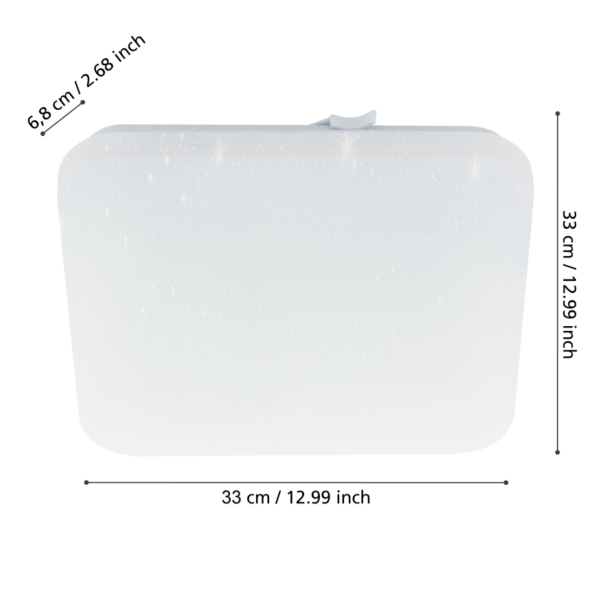 Eglo - LED-Deckenleuchte fürs Badezimmer LED/14,6W/230V IP44