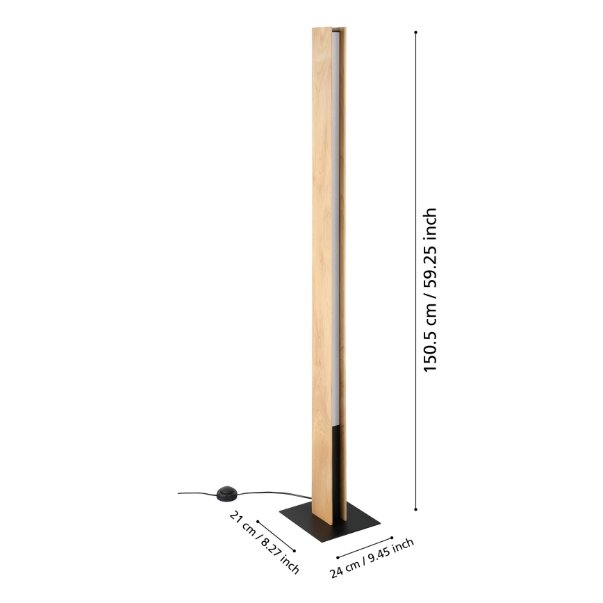 Eglo - Dimmbare LED-RGBW-Stehleuchte LED/35W/230V 2700-6500K