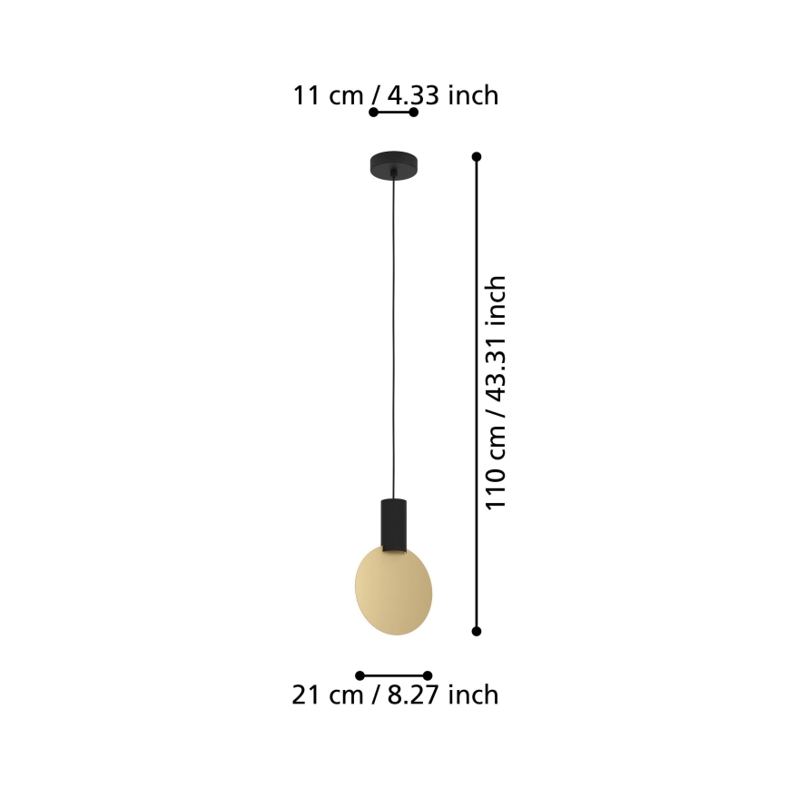 Eglo - LED-Hängeleuchte 1xGU10/4,5W/230V 3000K