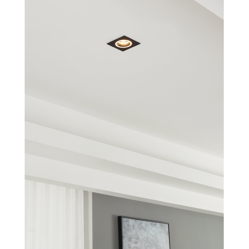 Eglo - Deckenleuchte 1xGU10/35W/230V Anthrazit