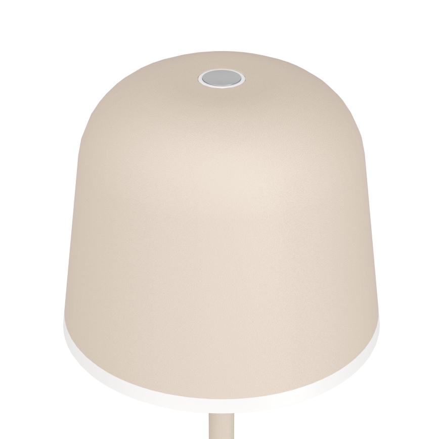 Eglo - Dimmbare, aufladbare LED-Leuchte für den Außenbereich LED/2,2W/5V 1800mAh beige IP54