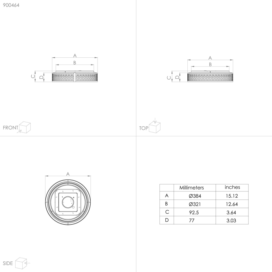 Eglo - LED-Deckenleuchte LED/24W/230V