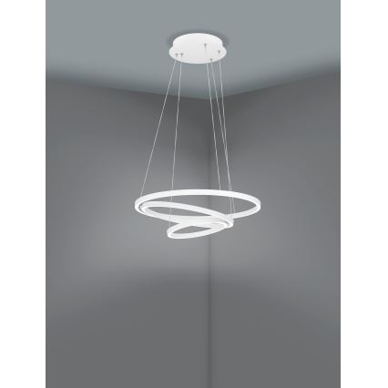 Eglo - LED dimmbare Hängeleuchte an Kabel LED/43,2W/230V weiß