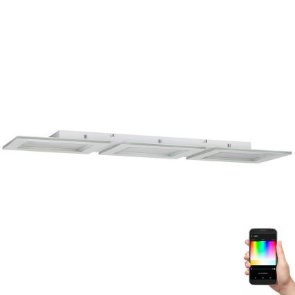 Eglo – Dimmbare LED-RGBW-Deckenleuchte LED/42,5W/230V