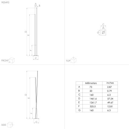 Eglo - LED-Stehlampe LED/24W/230V